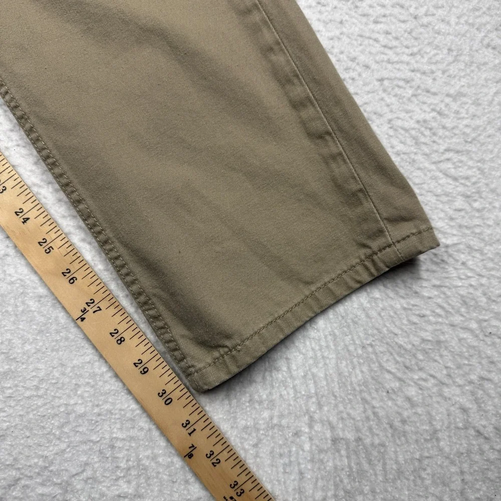 Levi's 505 Beige‎ Khaki Jeans Pants Relaxed Fit Straight Leg Men's Size 34x32